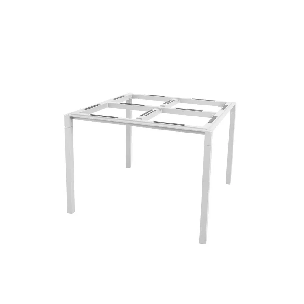 Pure Tischuntergestell 100x100x73 cm, White Cane-line