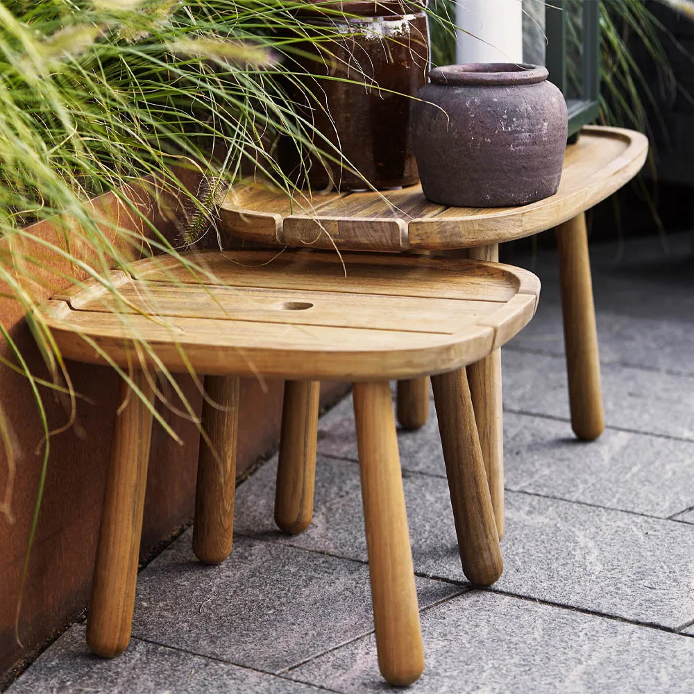 Royal Couchtisch 43,5x43,5 cm, Teak, Square Cane-line