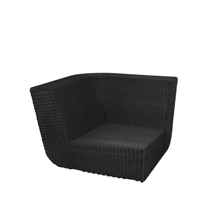 Savannah Modulsofa - Black, Ecke - Cane-line