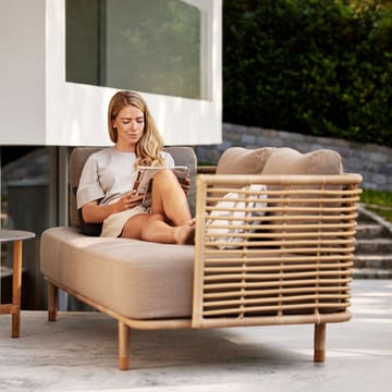 Sense Sofa 3-Sitzer Weave - AirTouch Taupe - Cane-line