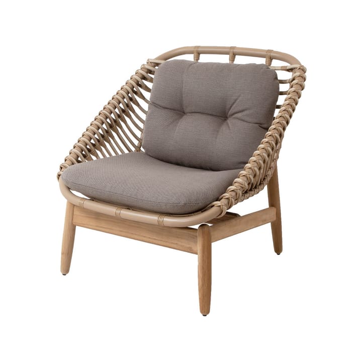 String Lounge-Sessel - Cane-Line Airtouch Taupe-Teak - Cane-line