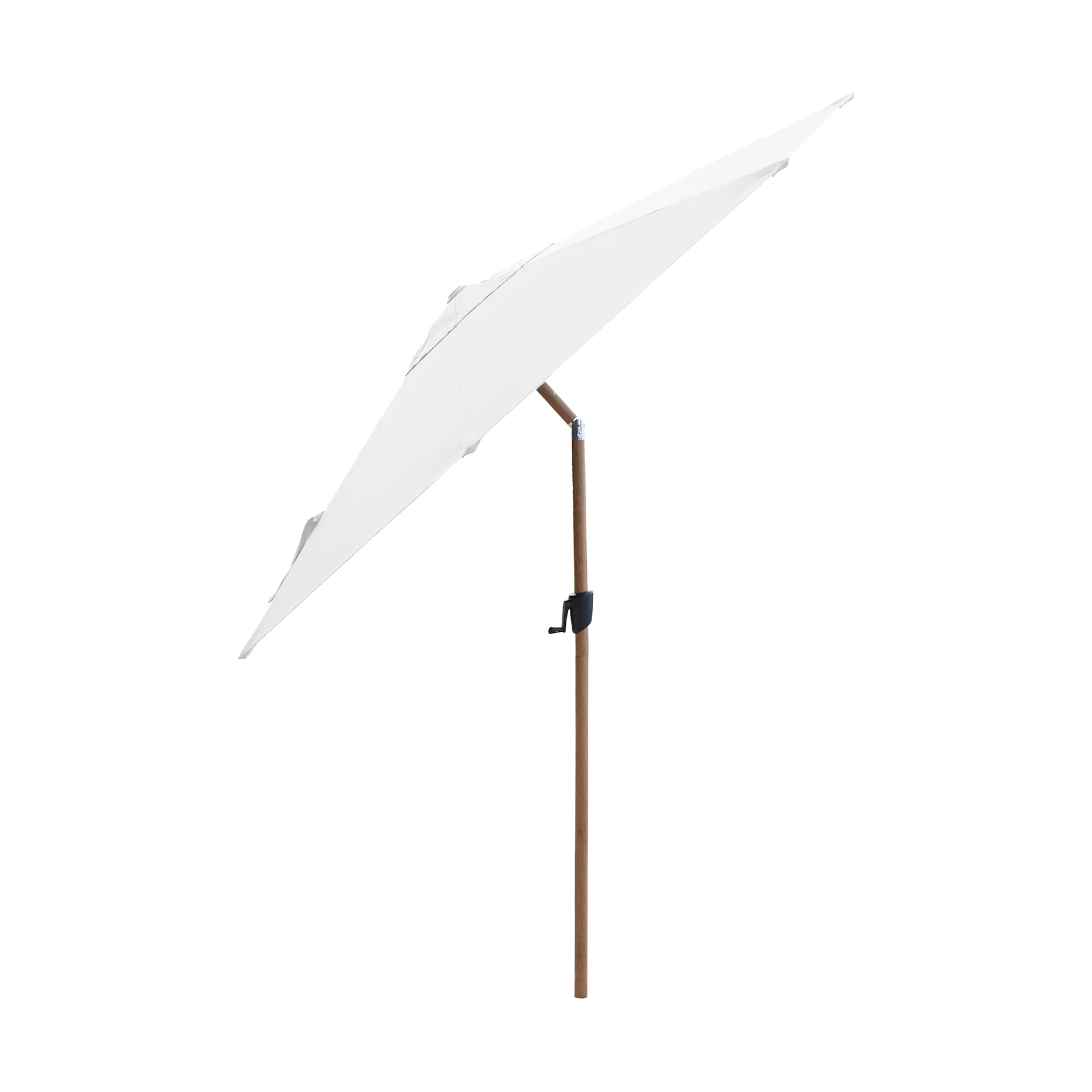 Sunshade Sonnenschirm tilt Ø3 m, Woodlook-White Cane-line