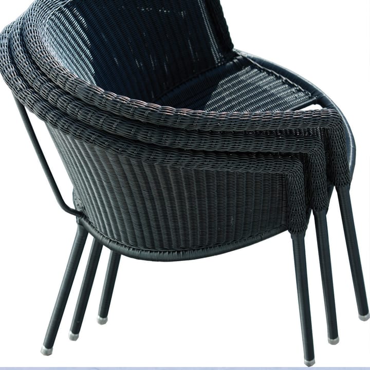 Trinity Armlehnstuhl, Graphite Cane-line