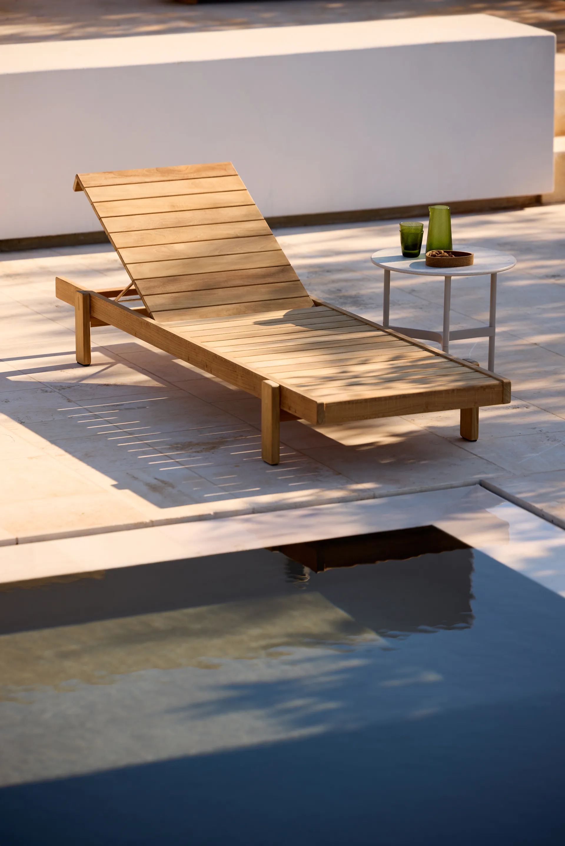 Vista Sonnenliege, Teak Cane-line