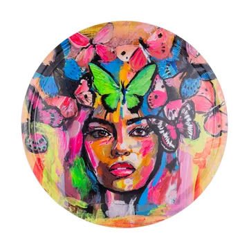 Coming back to life Tablett Ø46 cm - Multi - Carolina Gynning