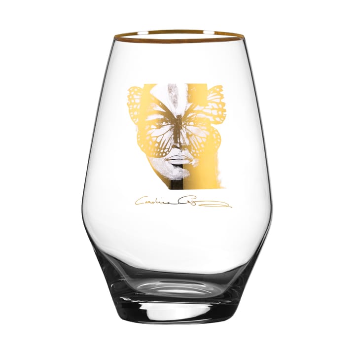 Golden Butterfly Allglas Trinkglas 35 cl - Gold - Carolina Gynning