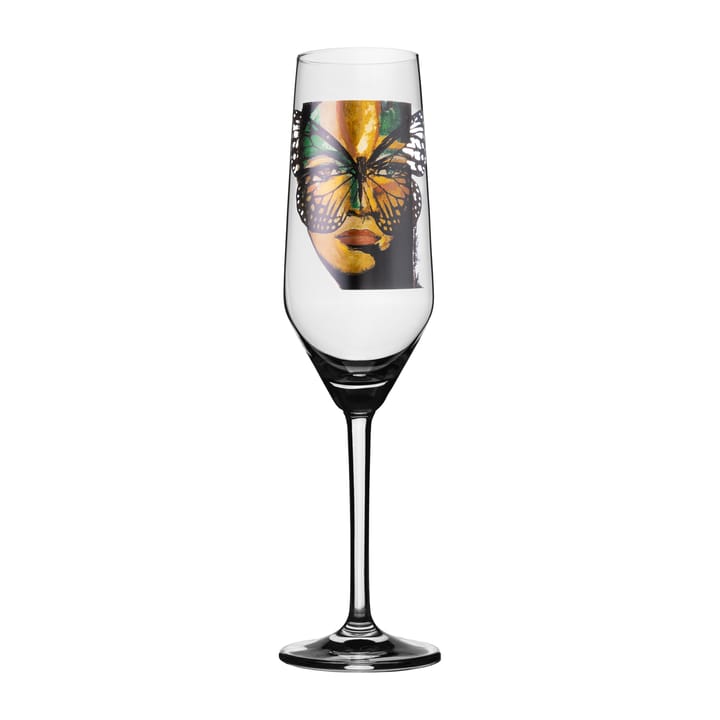 Golden Butterfly Champagnerglas 30cl - Clear - Carolina Gynning