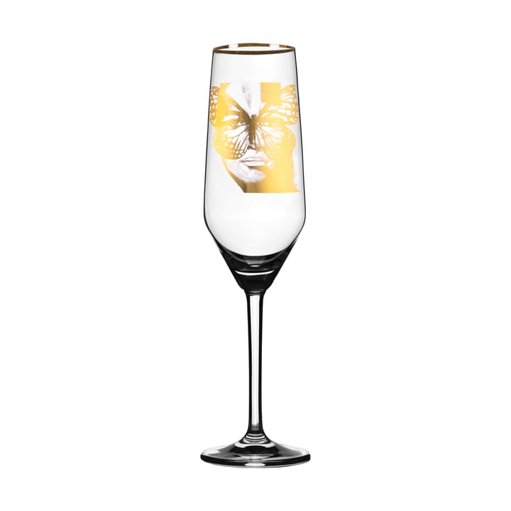 Golden Butterfly Champagnerglas 30cl - Gold - Carolina Gynning