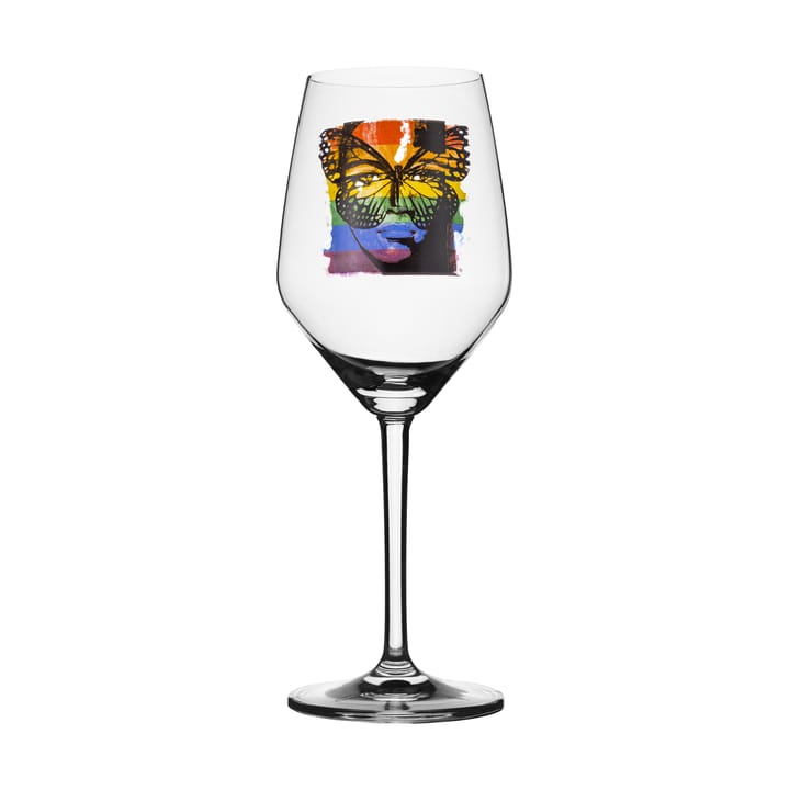 Golden Butterfly Roséweinglas 40 cl - HBTQ - Carolina Gynning