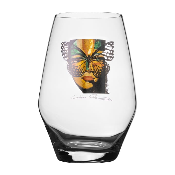 Golden Butterfly Tumbler-Glas 35cl - Clear - Carolina Gynning