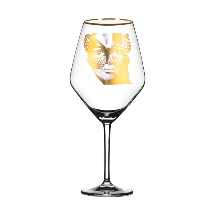 Golden Butterfly Weinglas 75cl - Gold - Carolina Gynning