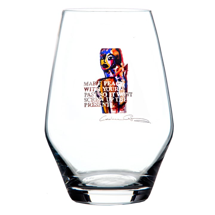 Make Peace Wasserglas, 35cl Carolina Gynning