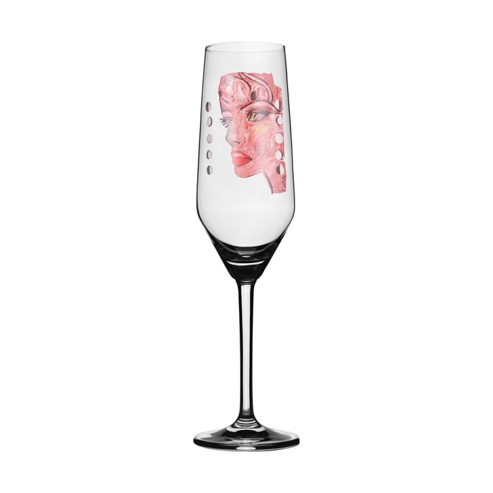 Moonlight Queen Champagnerglas 30 cl - Pink - Carolina Gynning