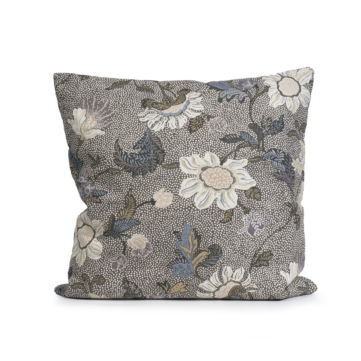 Ceannis Ceannis Kissenbezug 50x50 cm Khaki blumig
