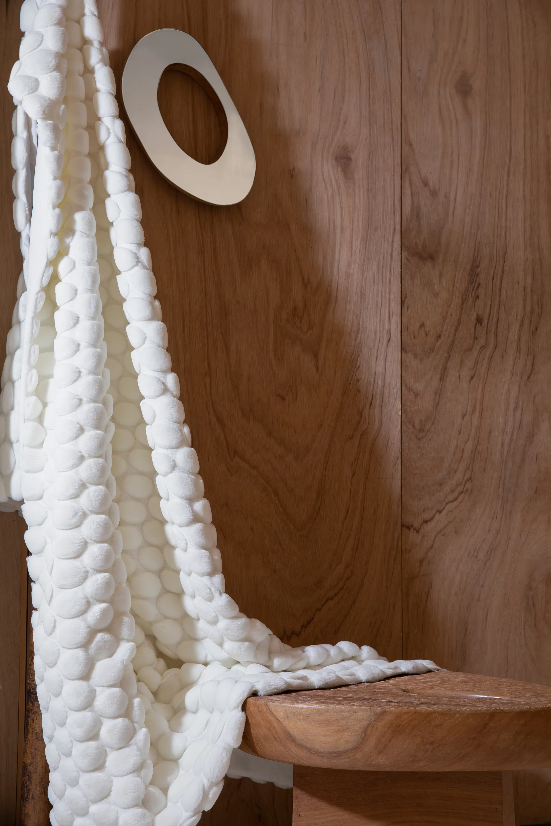 Egg Collection Plaid 170x130 cm, Weiß Ceannis