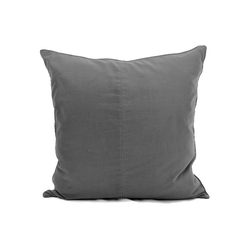 Ceannis Velvet Collection Kissenbezug 50x50 cm Grau