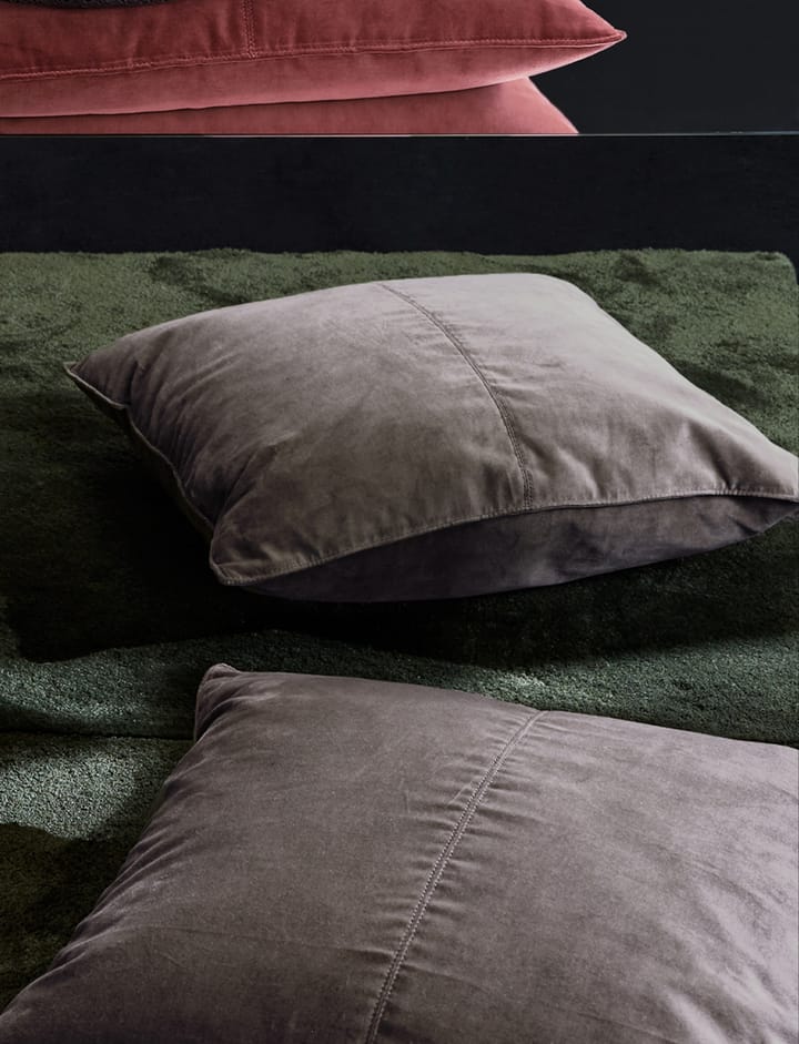 Velvet Collection Kissenbezug 50x50 cm, Grau Ceannis