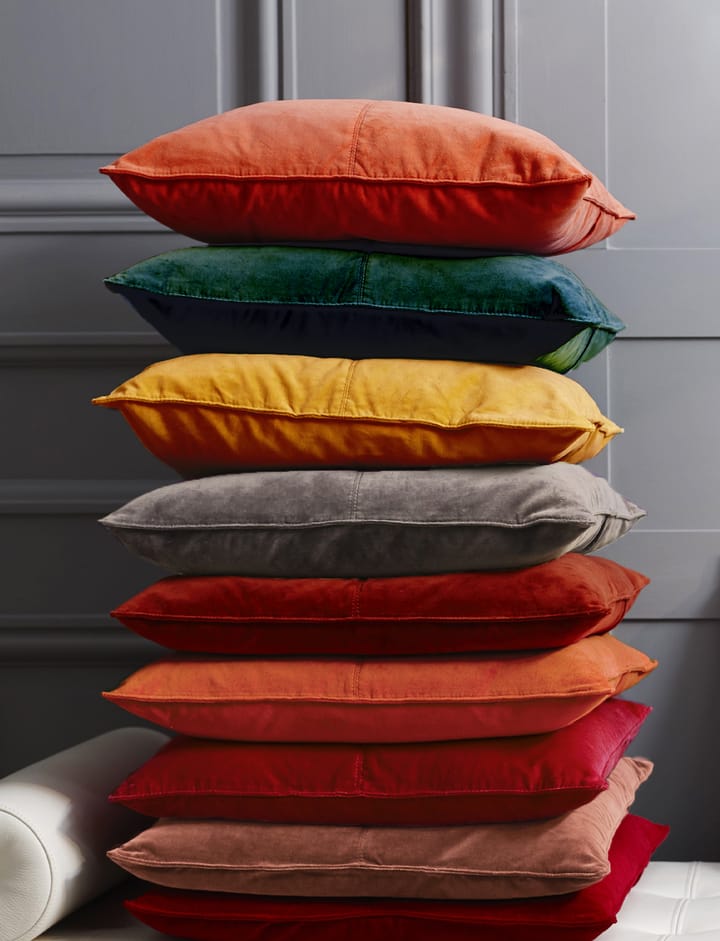 Velvet Collection Kissenbezug 50x50 cm, Grau Ceannis