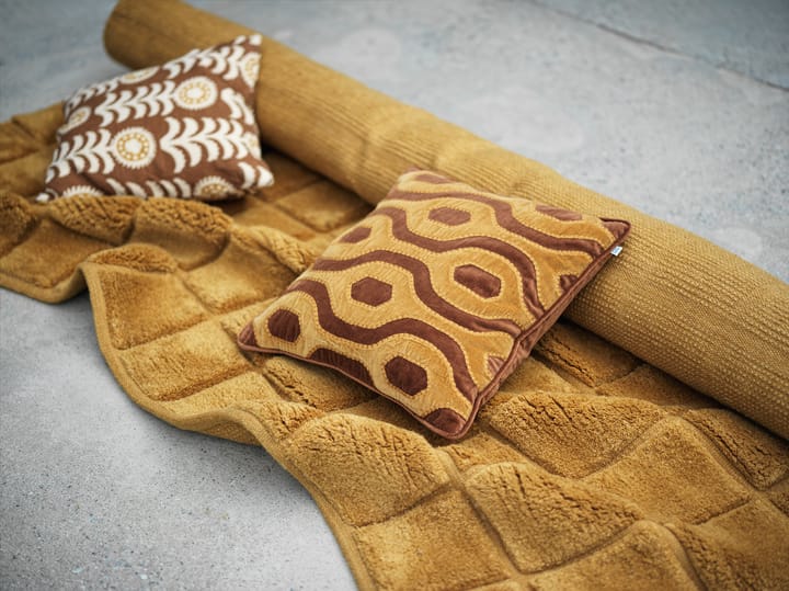 Alok Kissenbezug 50 x 50 cm, Taupe-Spicy Yellow Chhatwal & Jonsson