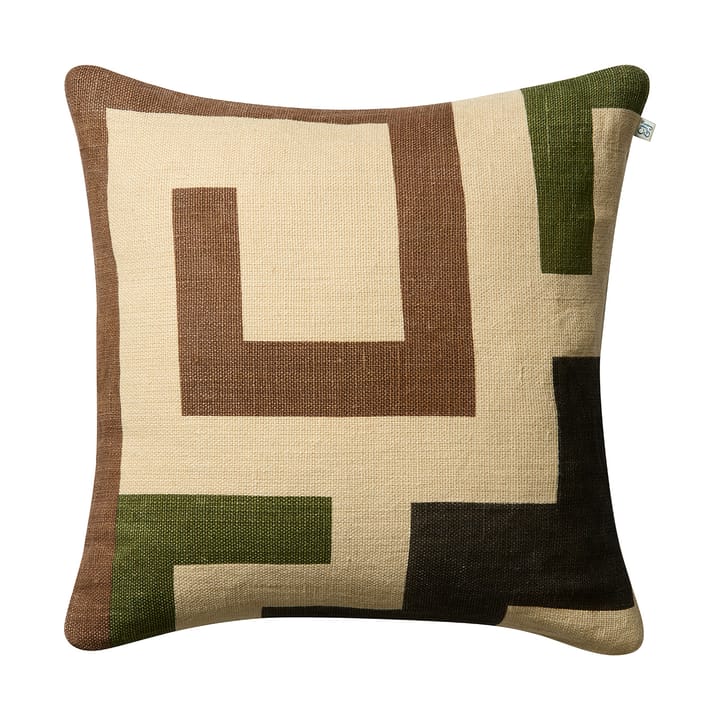 Aman Kissenbezug 50x50 cm, Taupe-cactus green-brown Chhatwal & Jonsson
