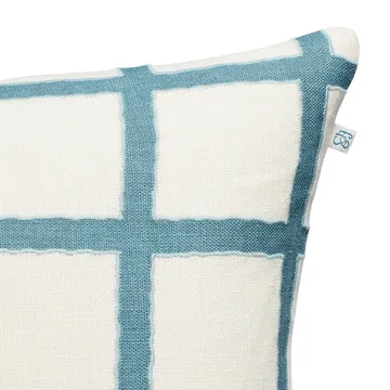 Amar Kissenbezug 50 x 50cm - White-blue-aqua - Chhatwal & Jonsson