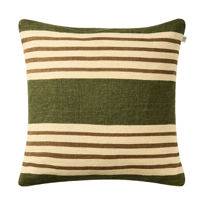 Aria Kissenbezug - Kaktusgrün-Taupe, 50x50 cm - Chhatwal & Jonsson