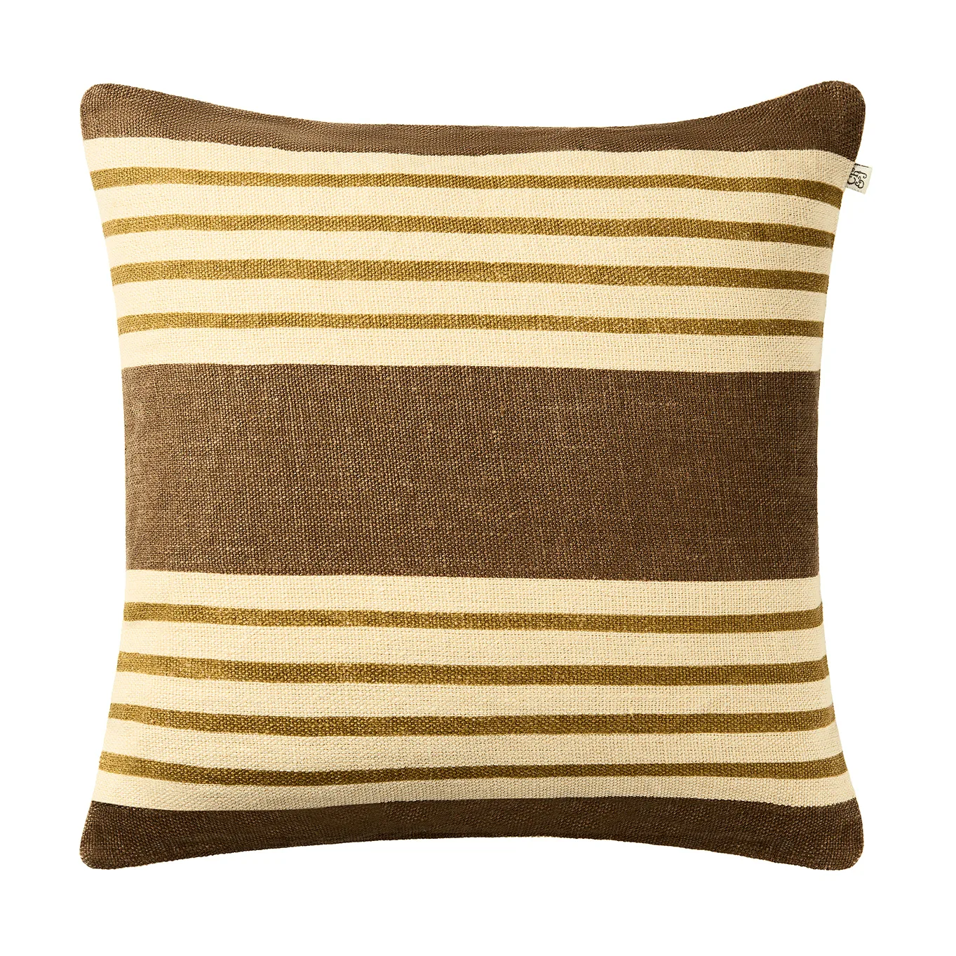 Aria Kissenbezug, Taupe-Masala Yellow, 50x50 cm Chhatwal & Jonsson