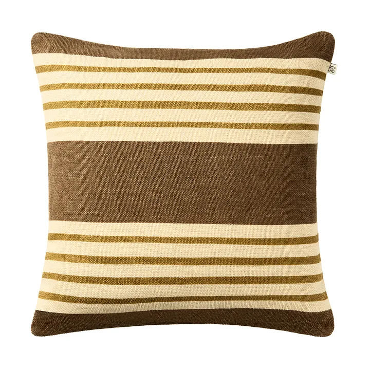 Aria Kissenbezug - Taupe-Masala Yellow, 50x50 cm - Chhatwal & Jonsson
