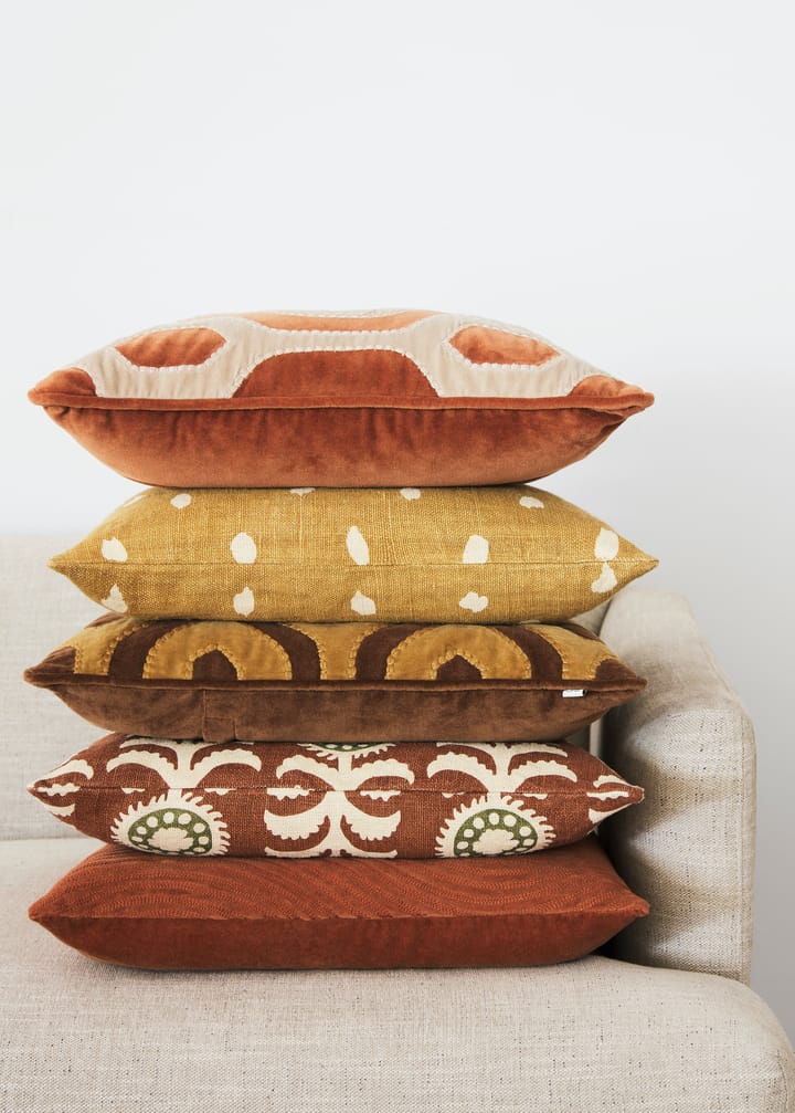 Arun Kissenbezug 50 x 50 cm, Forest Green-Terracotta Chhatwal & Jonsson