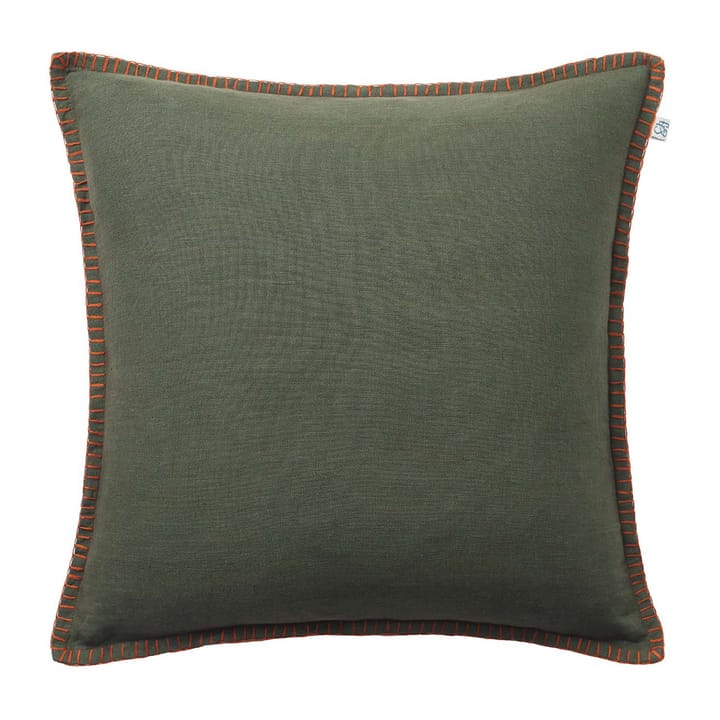 Arun Kissenbezug 50 x 50 cm - Forest Green-Terracotta - Chhatwal & Jonsson