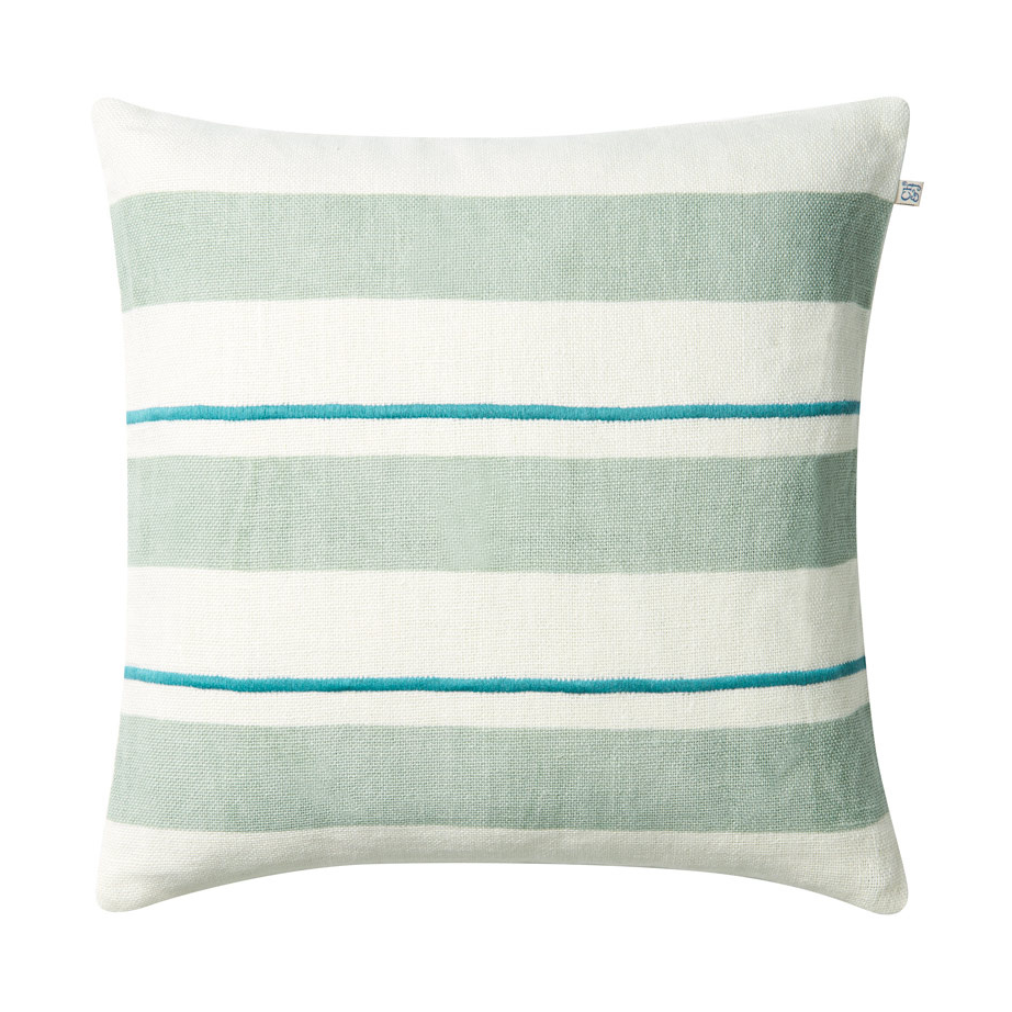 Chhatwal & Jonsson Assam Kissenbezug 50x50 cm Aqua-heaven blue