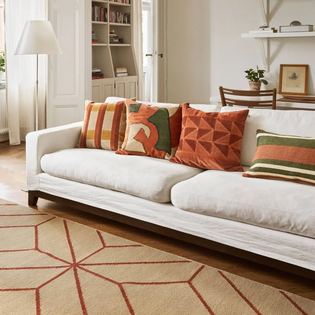 Ayur Teppich, Beige-Rost, 270x180 cm Chhatwal & Jonsson
