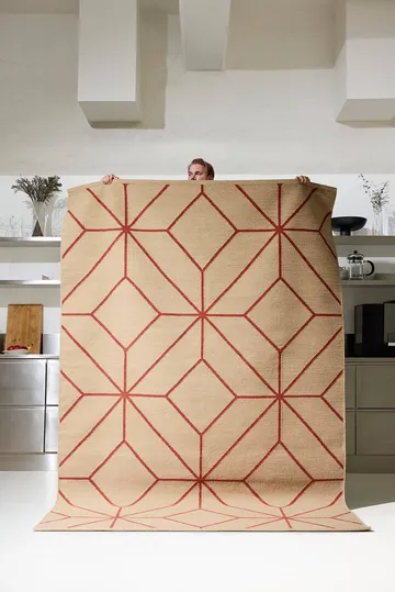 Ayur Teppich - Beige-Rost, 320x230 cm - Chhatwal & Jonsson