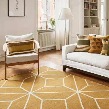 Ayur Teppich - Masala Yellow-Off White, 270x180 cm - Chhatwal & Jonsson