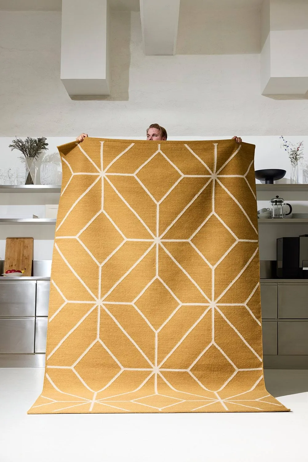 Ayur Teppich, Masala Yellow-Off White, 320x230 cm Chhatwal & Jonsson