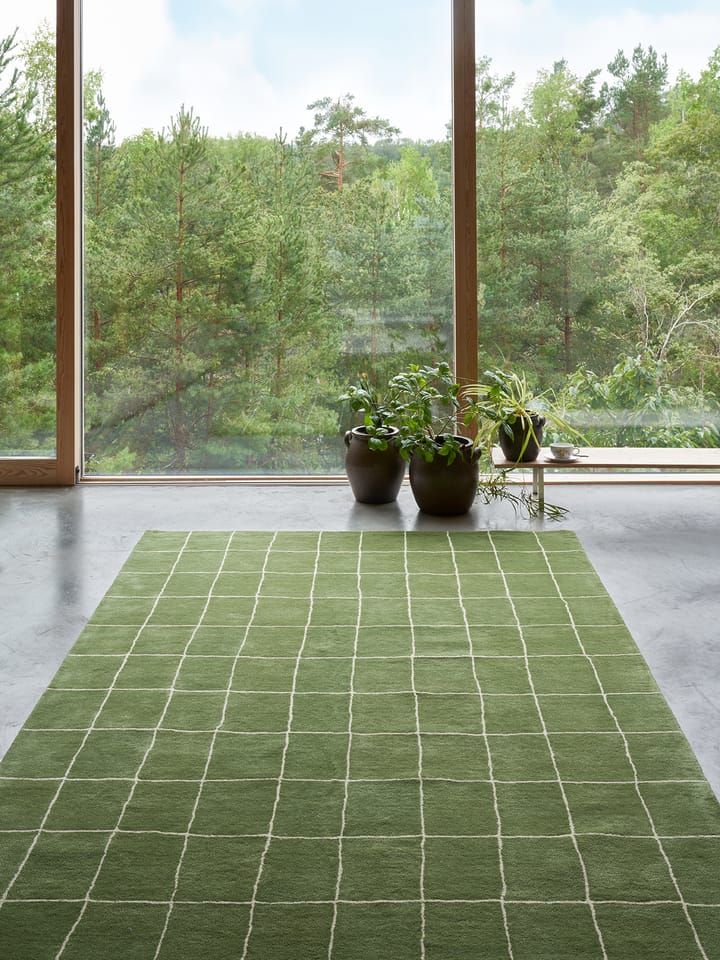 Chakra Teppich - Cactus green-khaki, 180x270 cm - Chhatwal & Jonsson