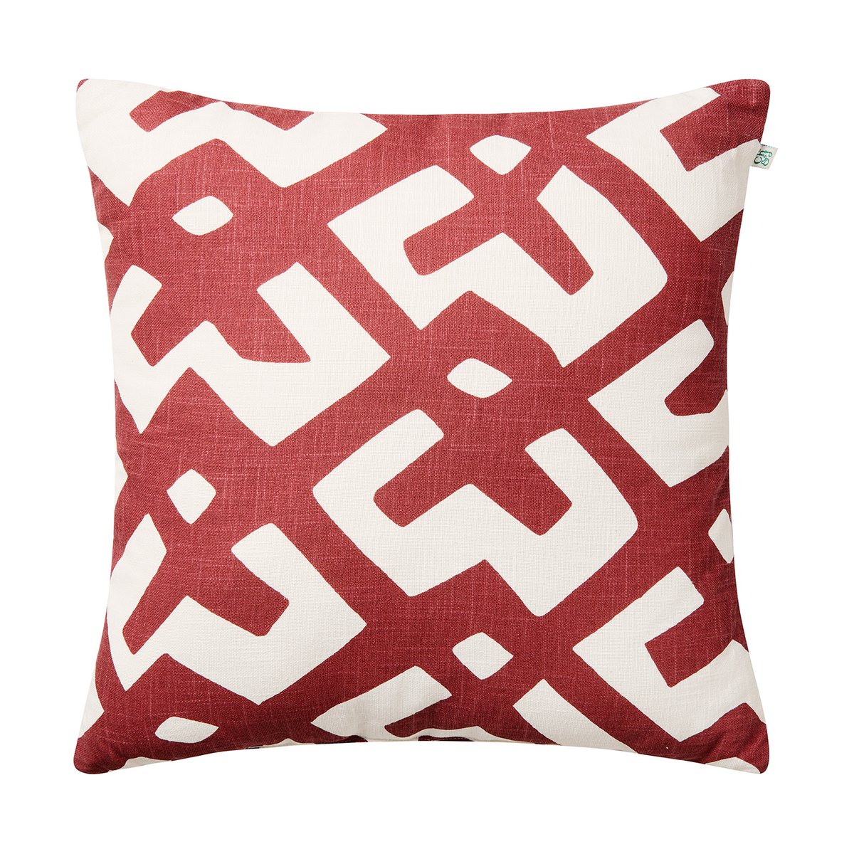 Chhatwal & Jonsson Dadra Kissen Mineral Red | Skandinavisches Design | Zier- & Dekokissen | Rot