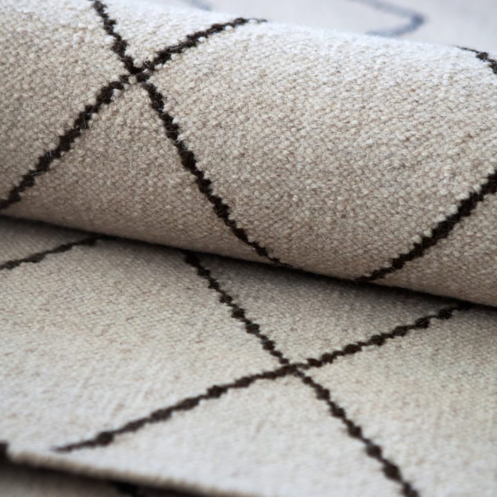 Diamond Teppich, Dark grey/off white-184 x 280cm Chhatwal & Jonsson