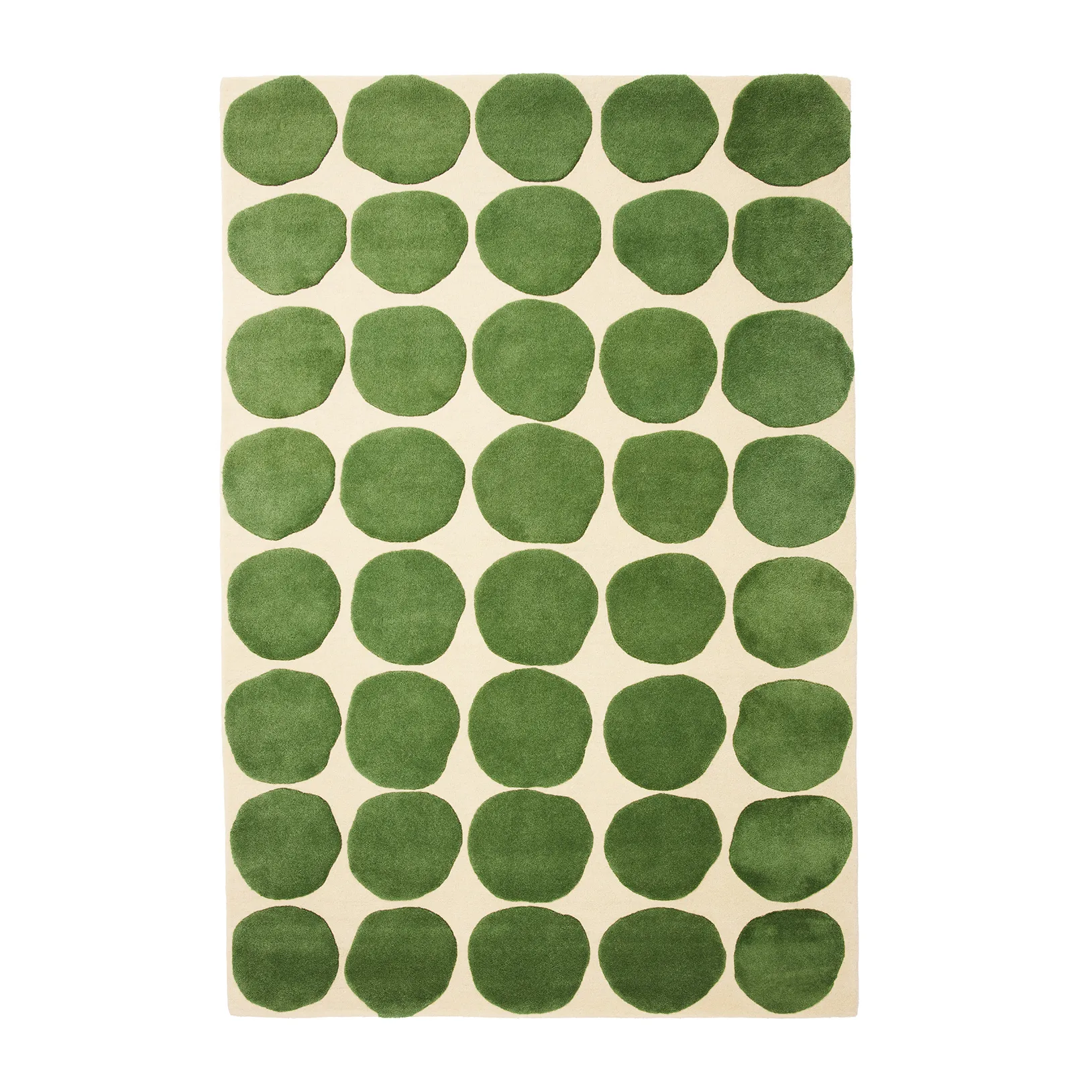 Dots Teppich, Khaki-cactus green 230 x 320cm Chhatwal & Jonsson