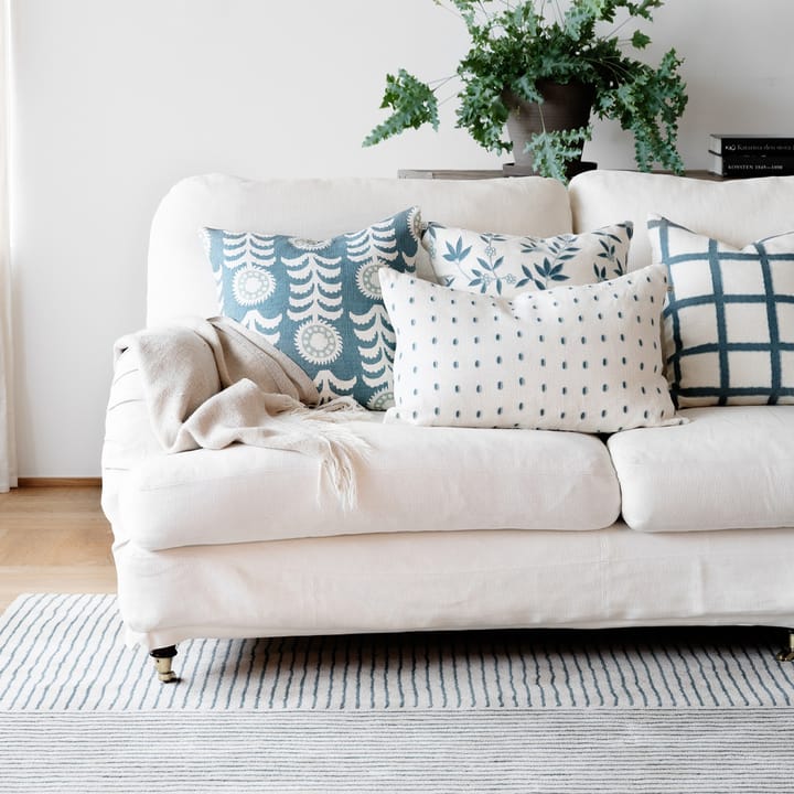 Drop Kissenbezug 40 x 60cm, White-blue-aqua Chhatwal & Jonsson