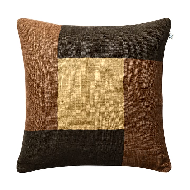 Halo Kissenbezug 50 x 50cm - Dark Brown-Taupe-Khaki - Chhatwal & Jonsson