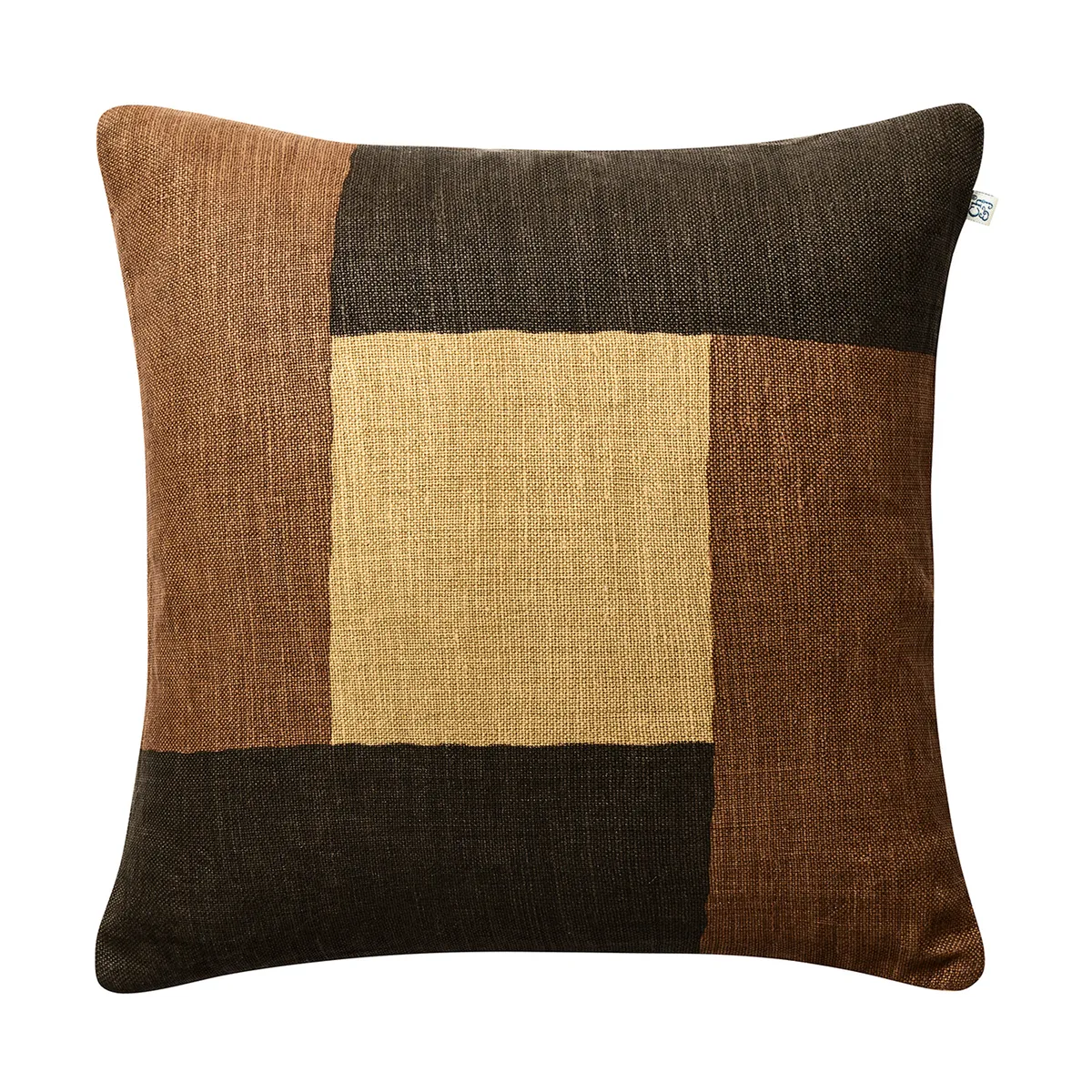 Chhatwal & Jonsson Halo Kissenbezug 50 x 50cm Dark Brown-Taupe-Khaki