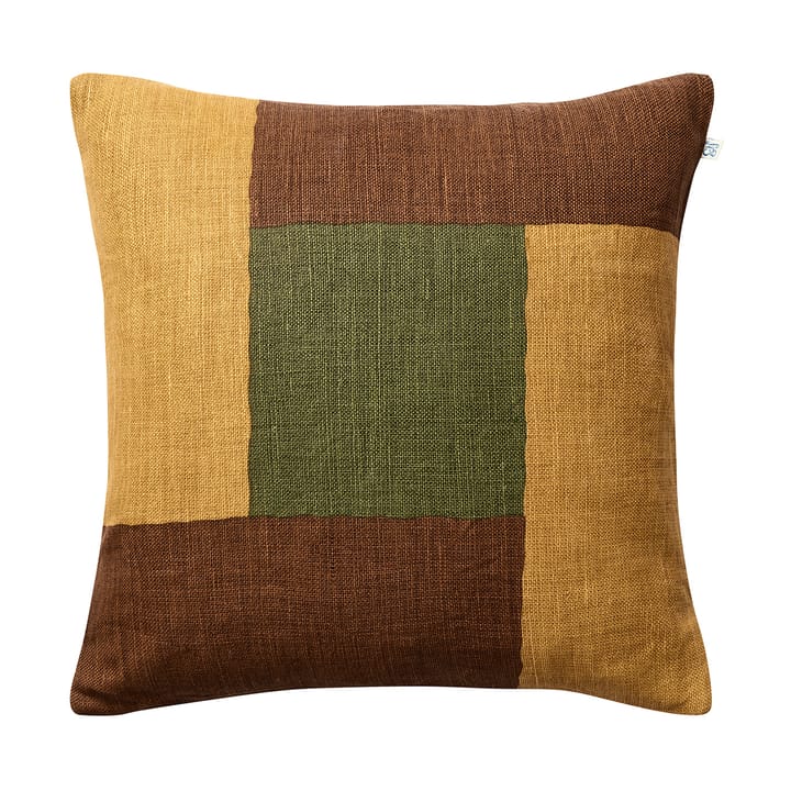 Halo Kissenbezug 50 x 50cm - Taupe-Spicy Yellow-CactusGreen - Chhatwal & Jonsson