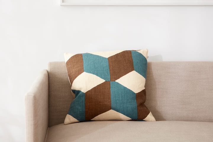 Hawa Kissenbezug 50 x 50cm, Light beige-heaven blue-taupe Chhatwal & Jonsson