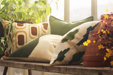 Ikat Agra Kissenbezug 50 x 50cm - Green-cactus green - Chhatwal & Jonsson