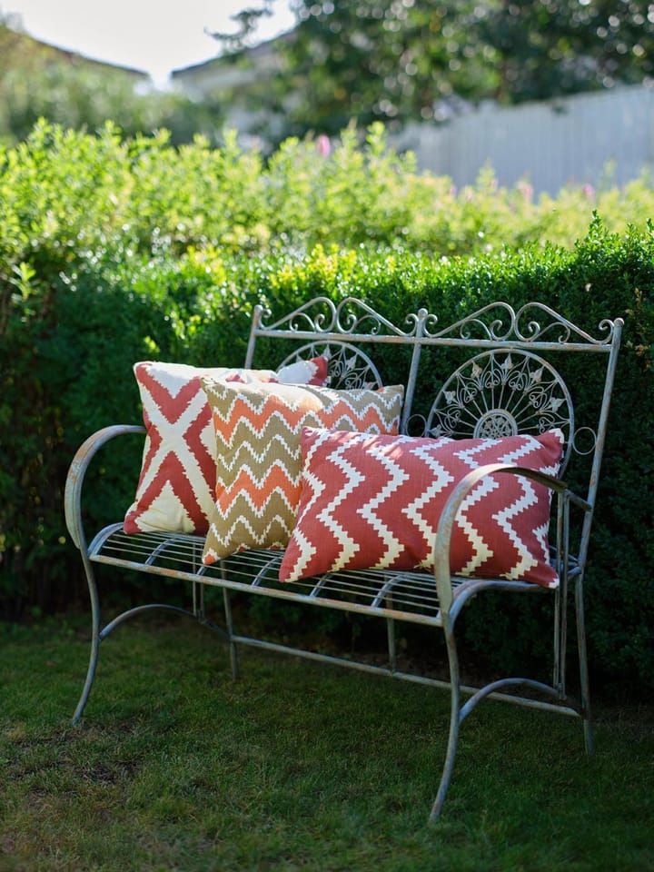 Ikat Bangalore Outdoor Kissen 50 x 50cm, Beige-apricot orange Chhatwal & Jonsson