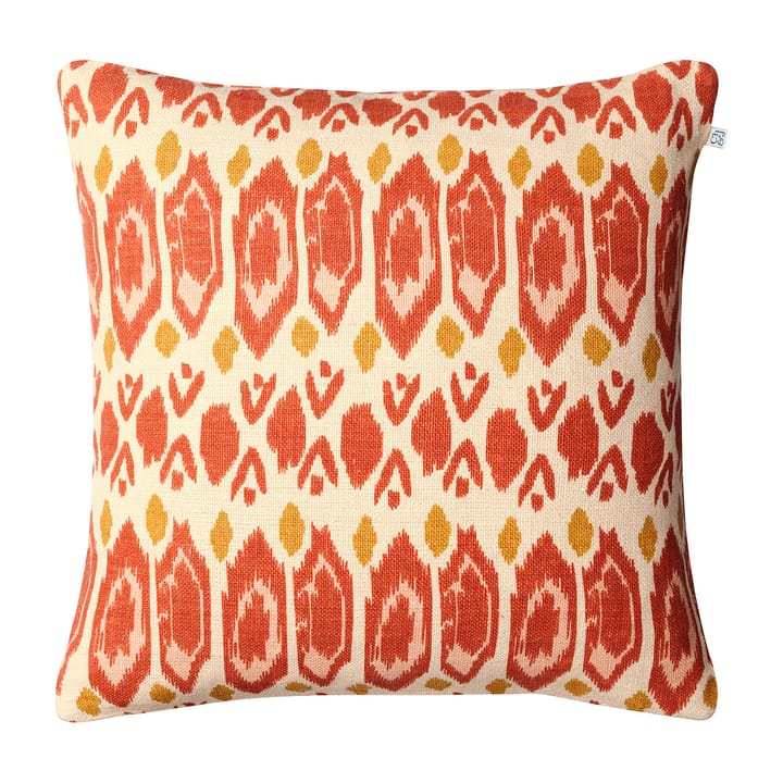 Ikat Bombay Kissenbezug 50 x 50cm - Apricot orange-rose-yellow - Chhatwal & Jonsson