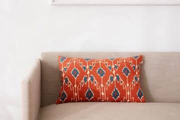 Ikat Goa Kissenbezug 60 x 40cm - Apricot orange-heaven blue - Chhatwal & Jonsson