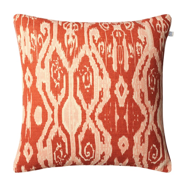 Ikat Madras Kissenbezug 50 x 50cm - Apricot orange-rose - Chhatwal & Jonsson