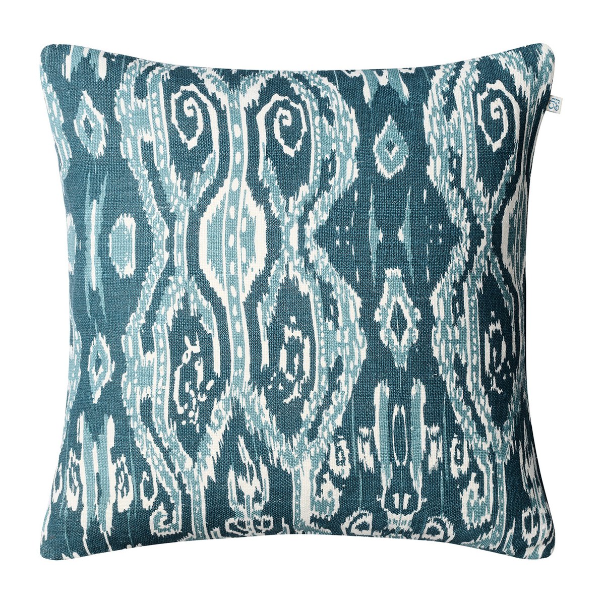 Chhatwal & Jonsson Ikat Madras Kissenbezug 50 x 50cm Palace blue-heaven blue